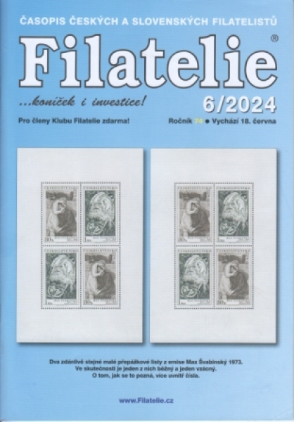 CZ FILATELIE 2024 / 01 - 12 - kompletní ročník